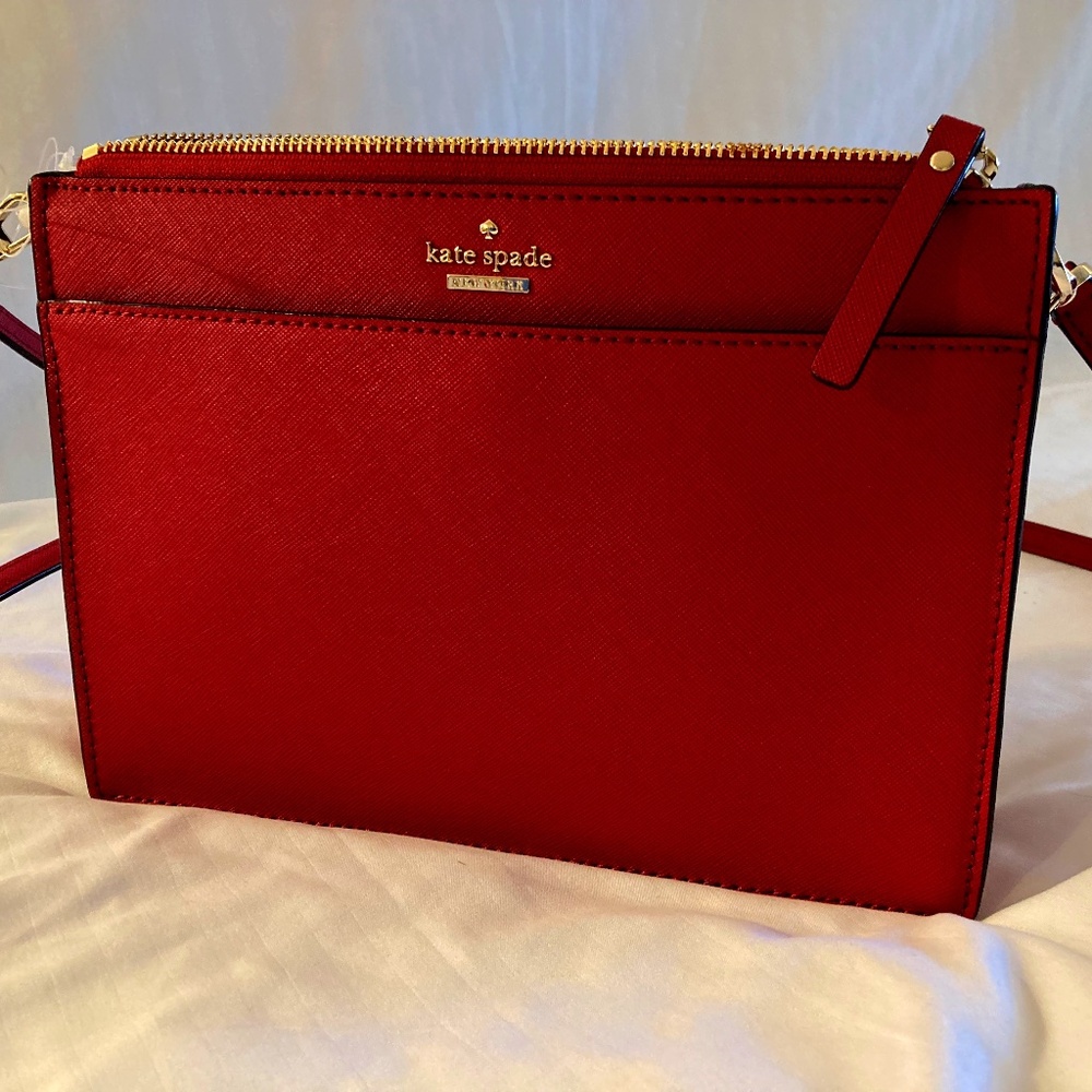 PRICE REDUCED Kate Spade NY Cameron Street Clarise Crossbody Rosso (RED) - RARE!
